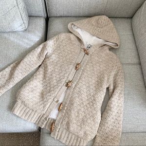 Pull and bear knit teddy jacket cardigan